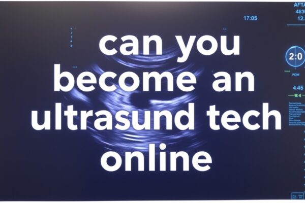 can you become an ultrasound tech online