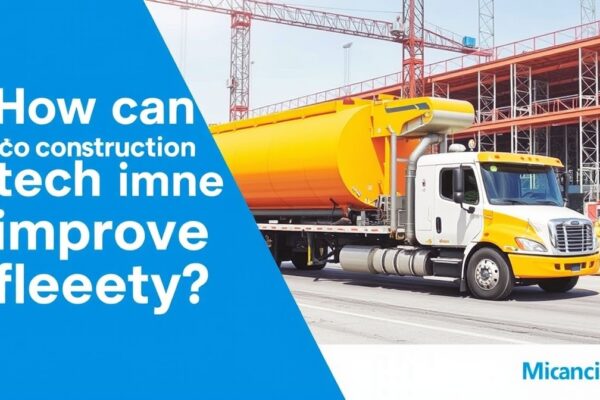 how can construction tech improve fleet safety
