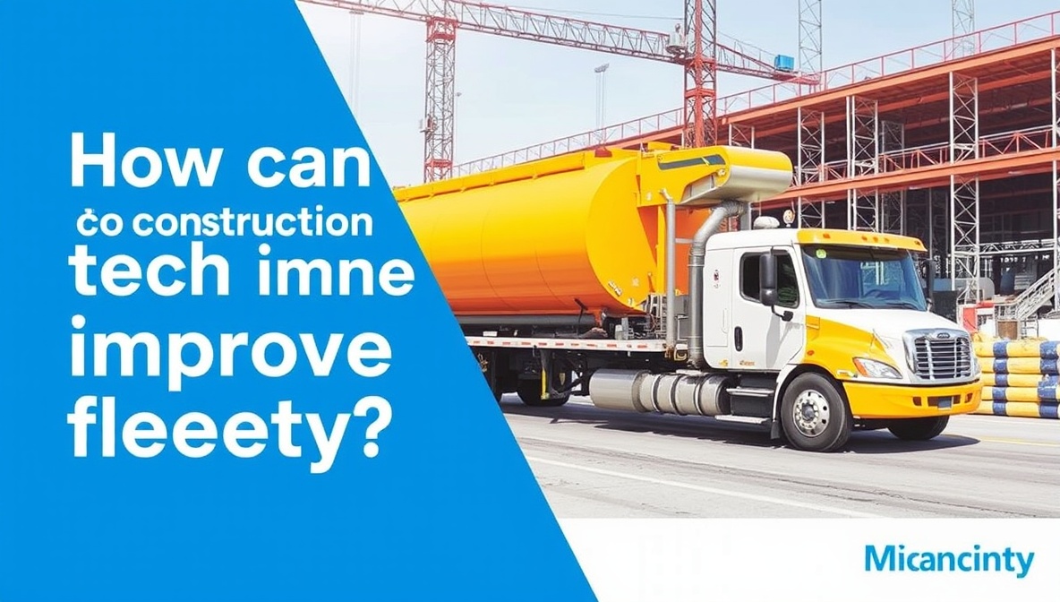 how can construction tech improve fleet safety