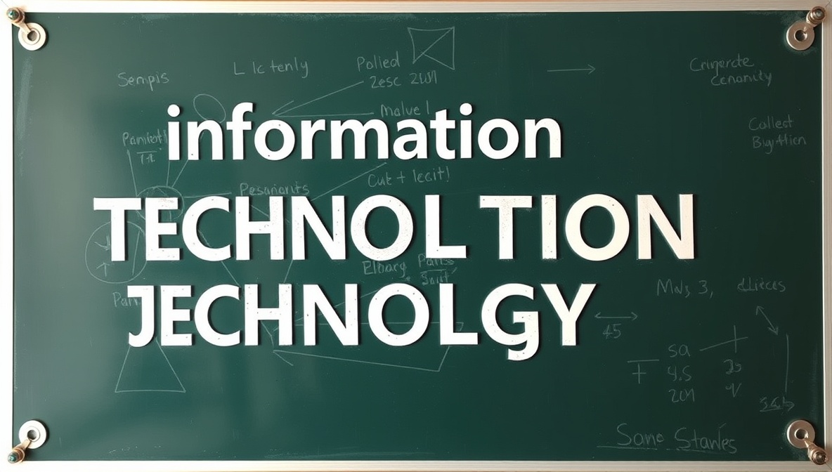 is information technology the same as computer science