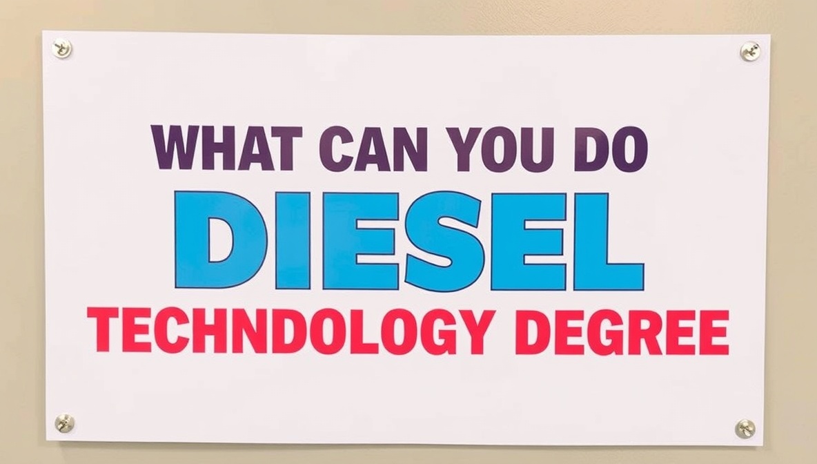 what can you do with a diesel technology degree