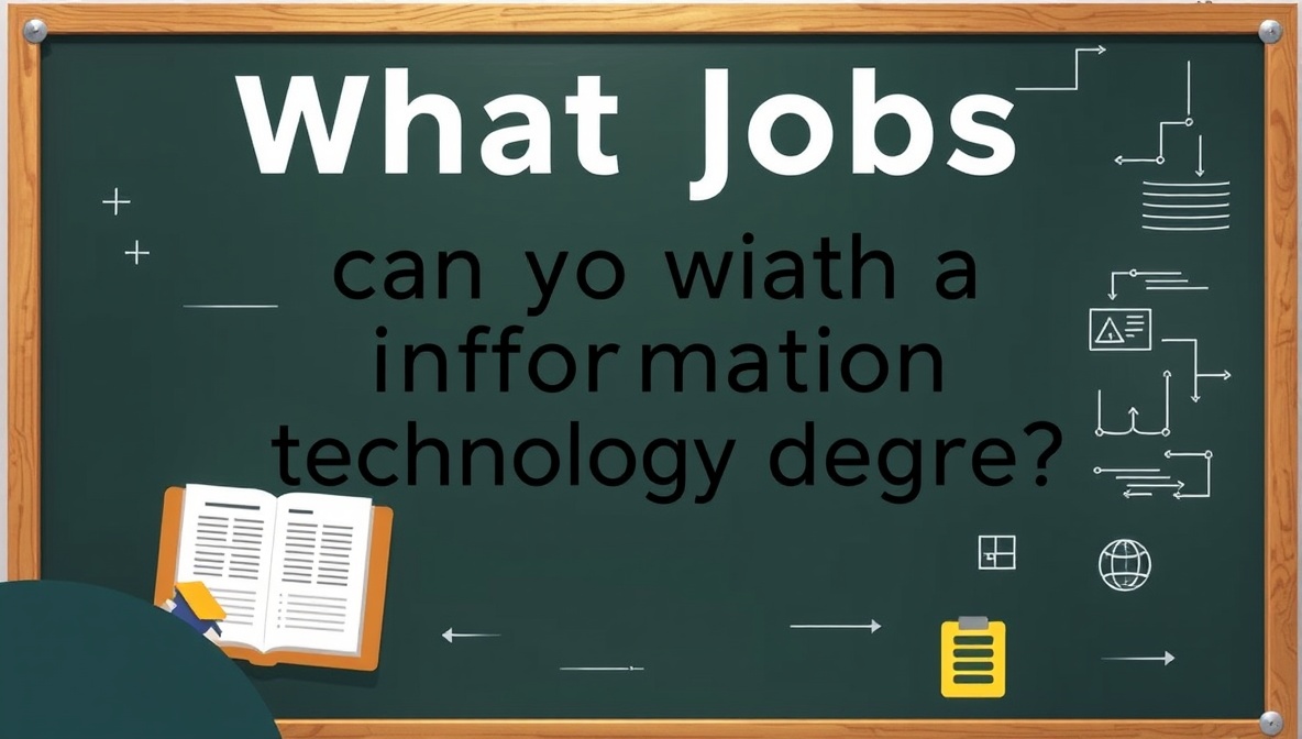 what jobs can you get with a information technology degree