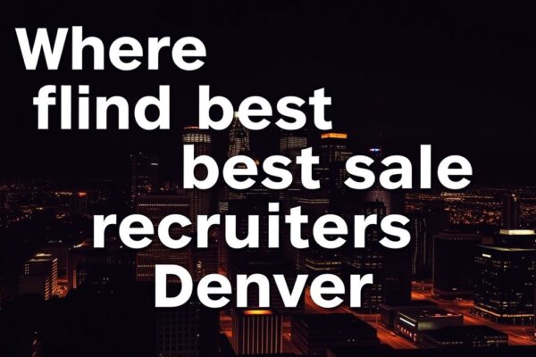 where to find best tech sales recruiters denver