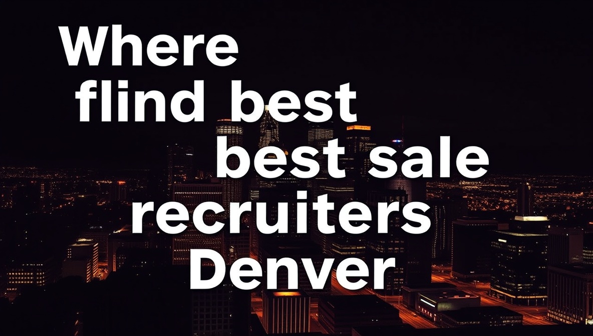 where to find best tech sales recruiters denver