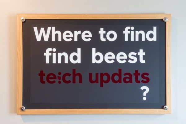 where to find best tech updates