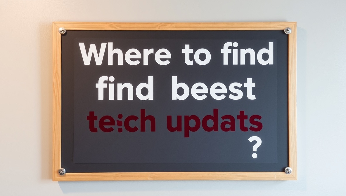 where to find best tech updates