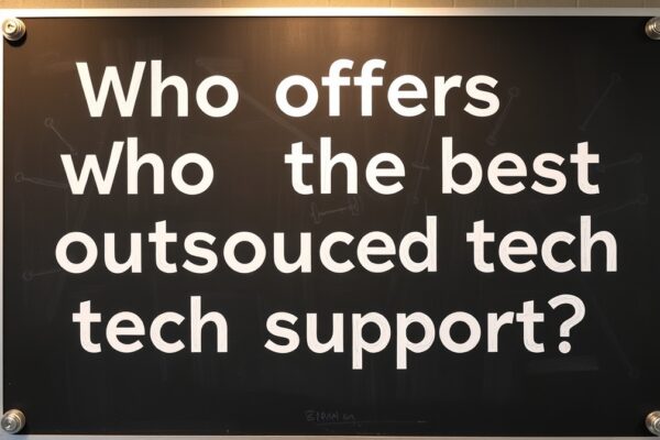 who offers the best outsourced tech support?