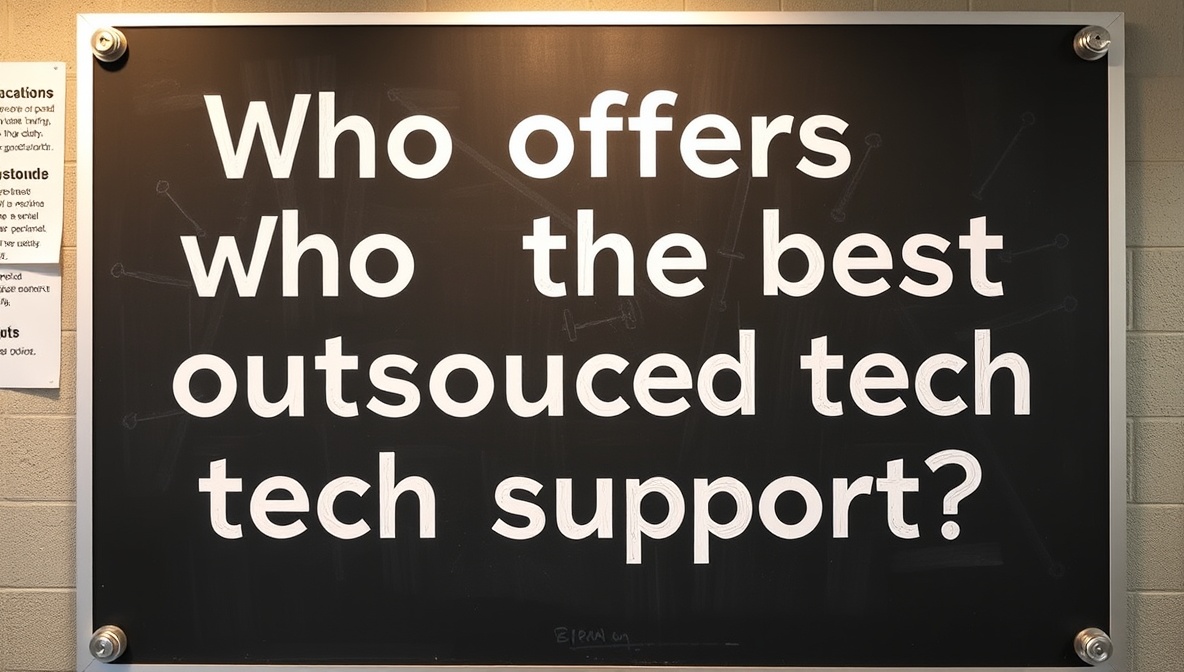 who offers the best outsourced tech support?